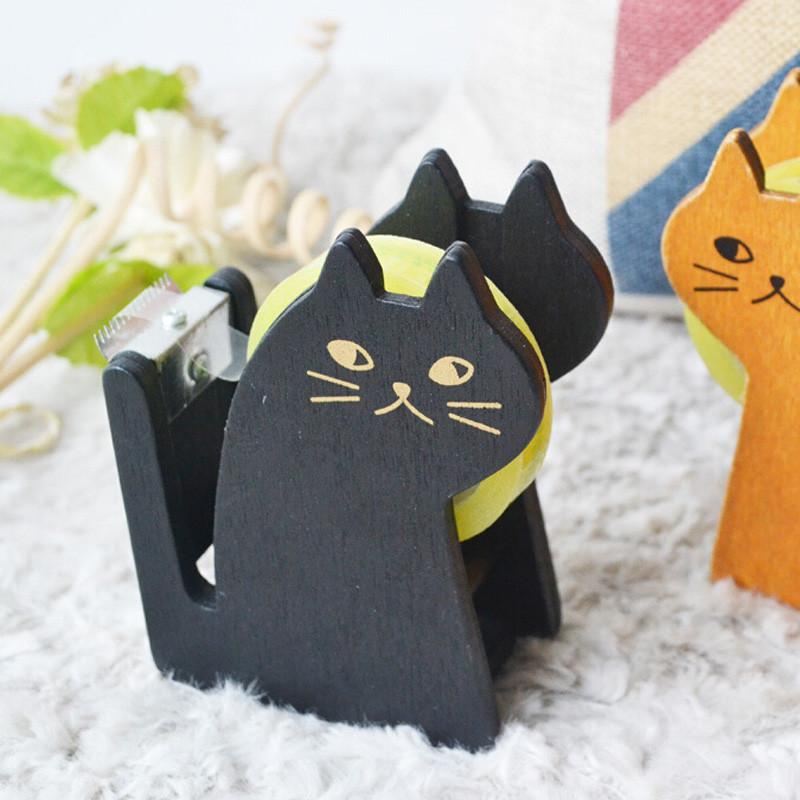 schattige kat tape dispenser