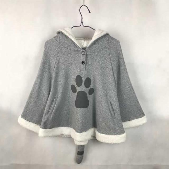 schattige kattenmantel hoodies