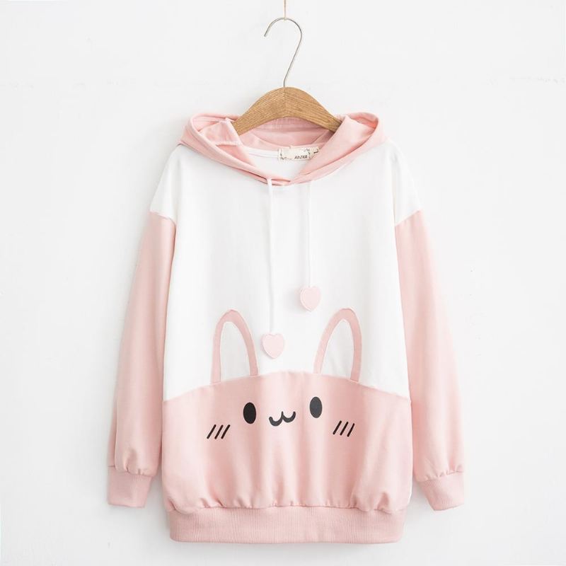 schattige konijn hoodie