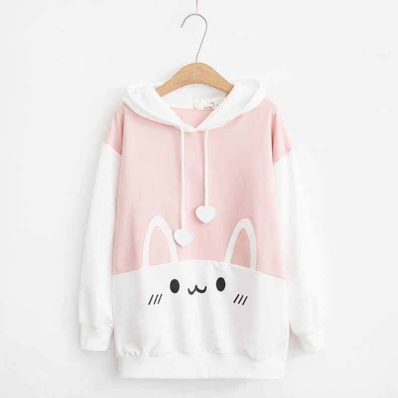 schattige konijn hoodie