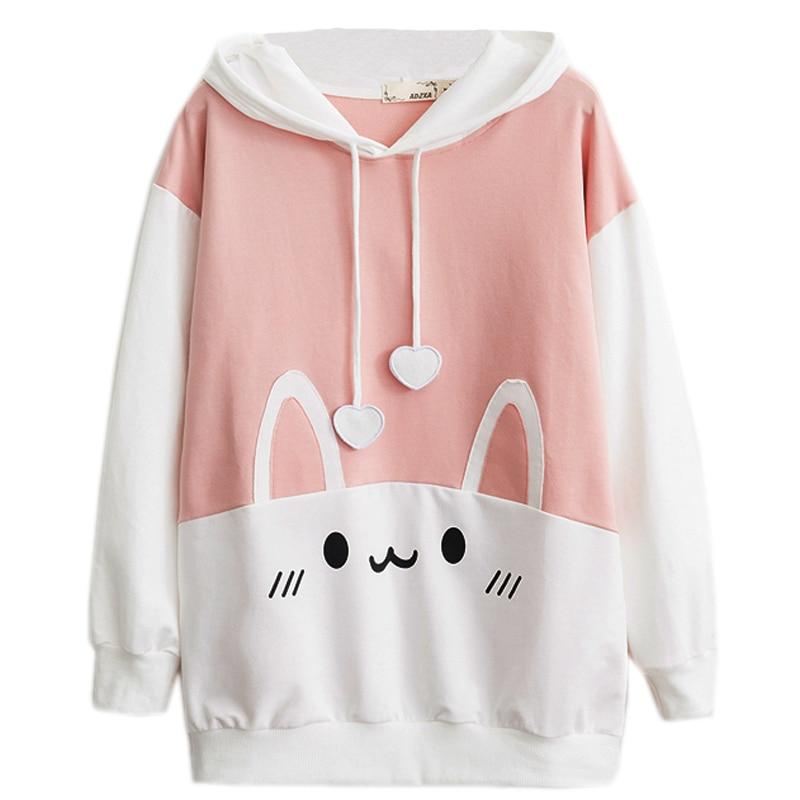 schattige konijn hoodie