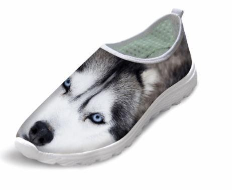 schattige stijl hond afdrukken luchtgaas schoenen