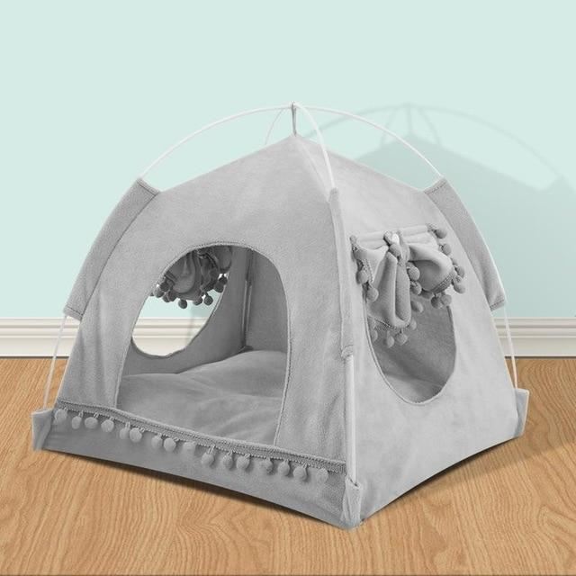 semi-afgesloten tent kattenhuis