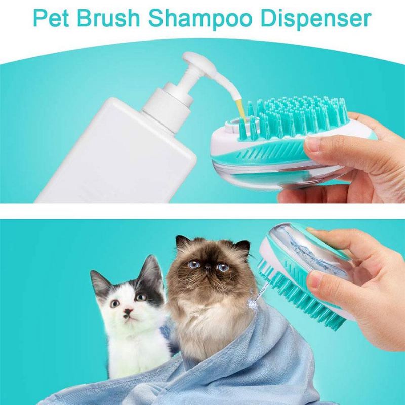 shampoo dispenser huisdier badborstel