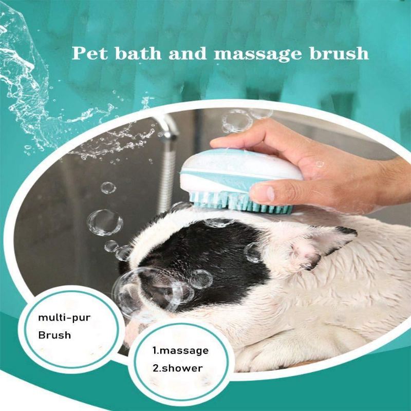 shampoo dispenser huisdier badborstel