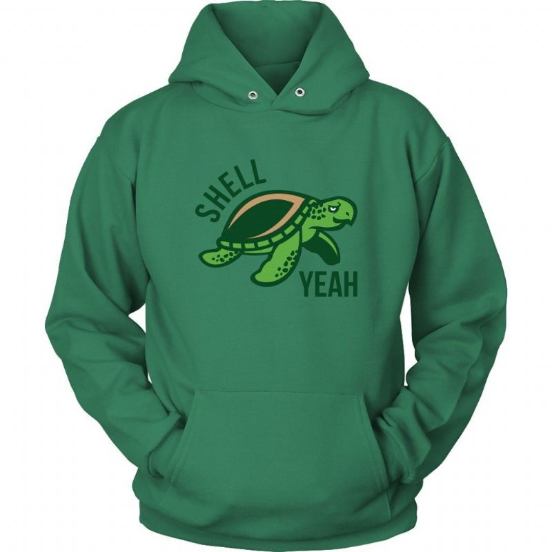 shell ja schildpad hoodie ontwerp