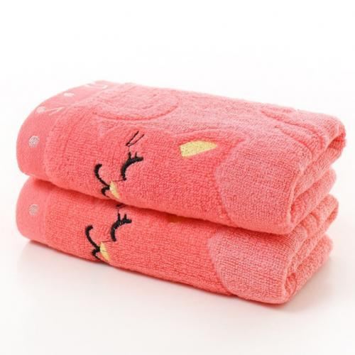 sneldrogende microfiber handdoek met schattig kattenontwerp