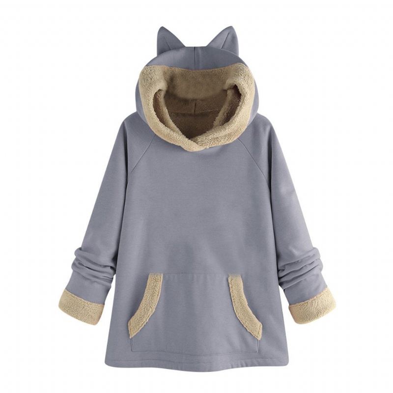 sweater met lange mouwen met kattenoren