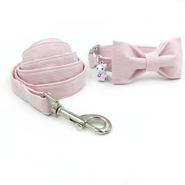 the kitty fashion pet set van halsband en riem