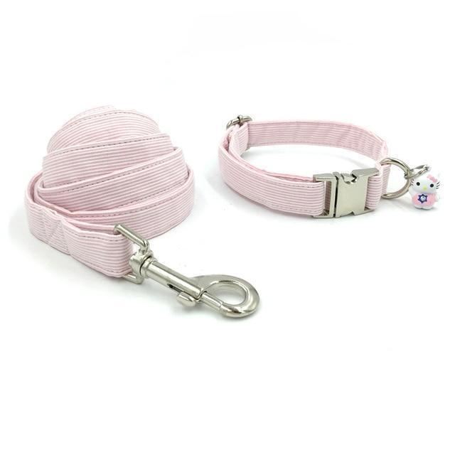 the kitty fashion pet set van halsband en riem