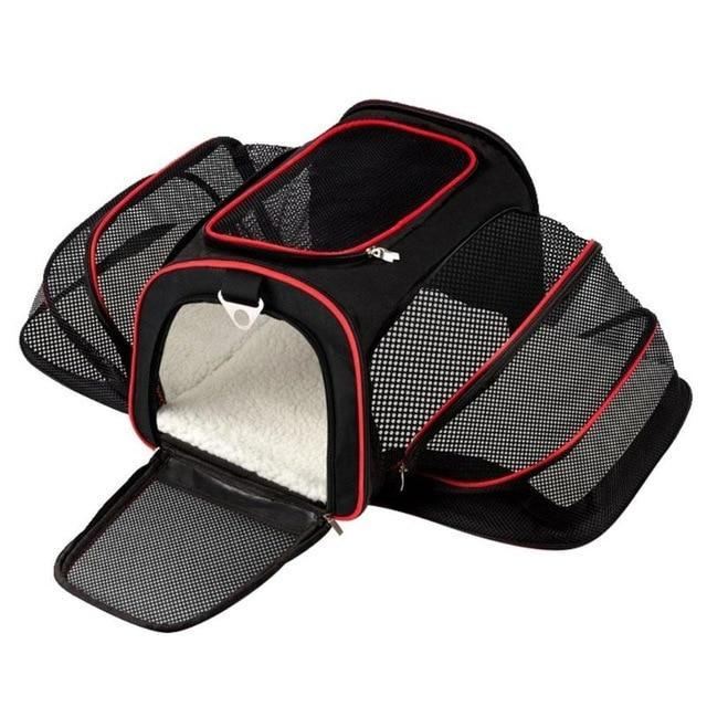 uitbreidbare veilige draagtas voor schoudertas voor huisdieren