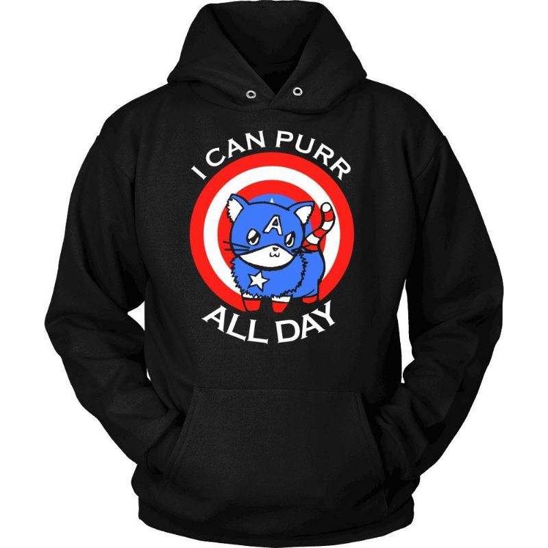 uniek design captain cat hoodies