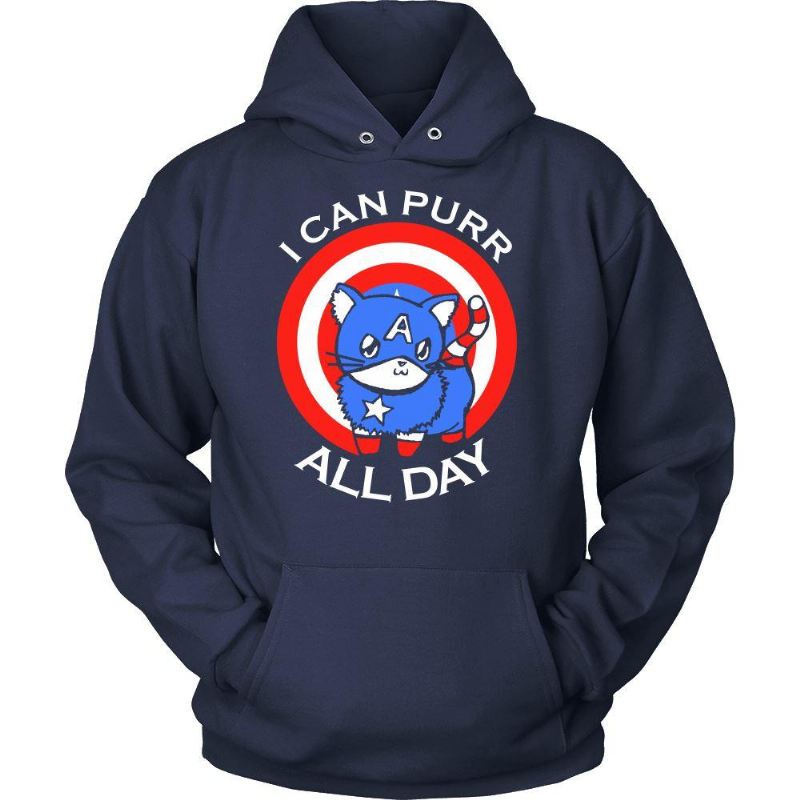 uniek design captain cat hoodies