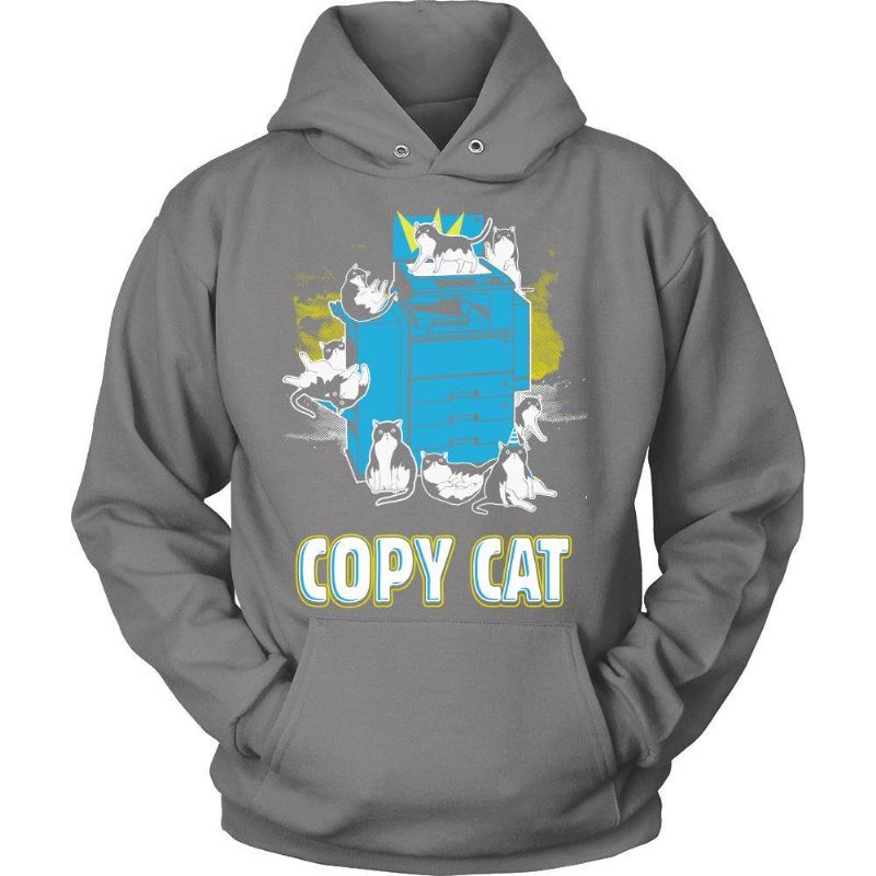 uniek ontwerp kopiëren kat hoodies