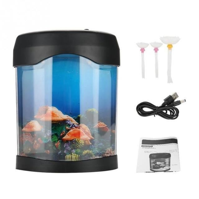 usb mini aquarium kleur veranderend licht