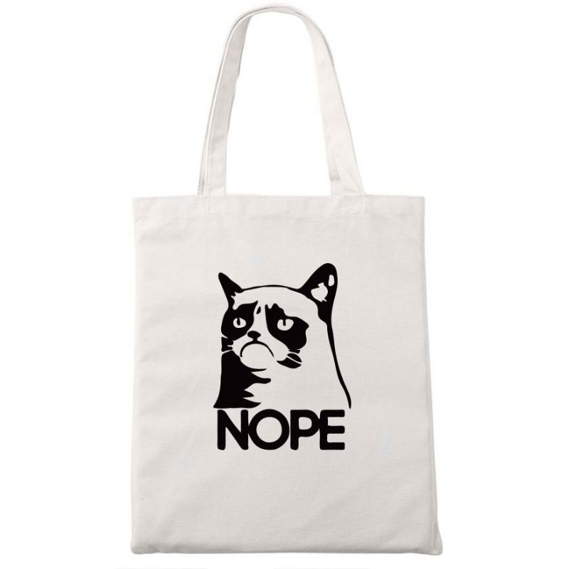 vermoeide draagtas van het kattenontwerp