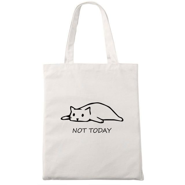 vermoeide draagtas van het kattenontwerp