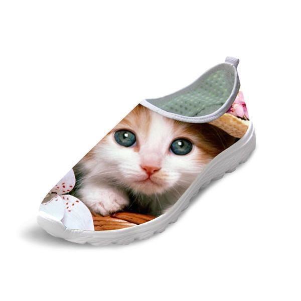 vrouwen casual mesh 3d girly cat schoenen ontwerp