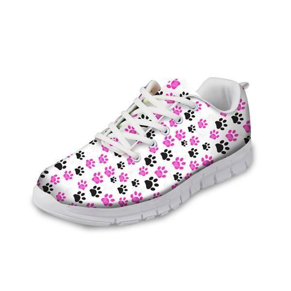 vrouwen modieuze mesh flats schoenen poot kat prints