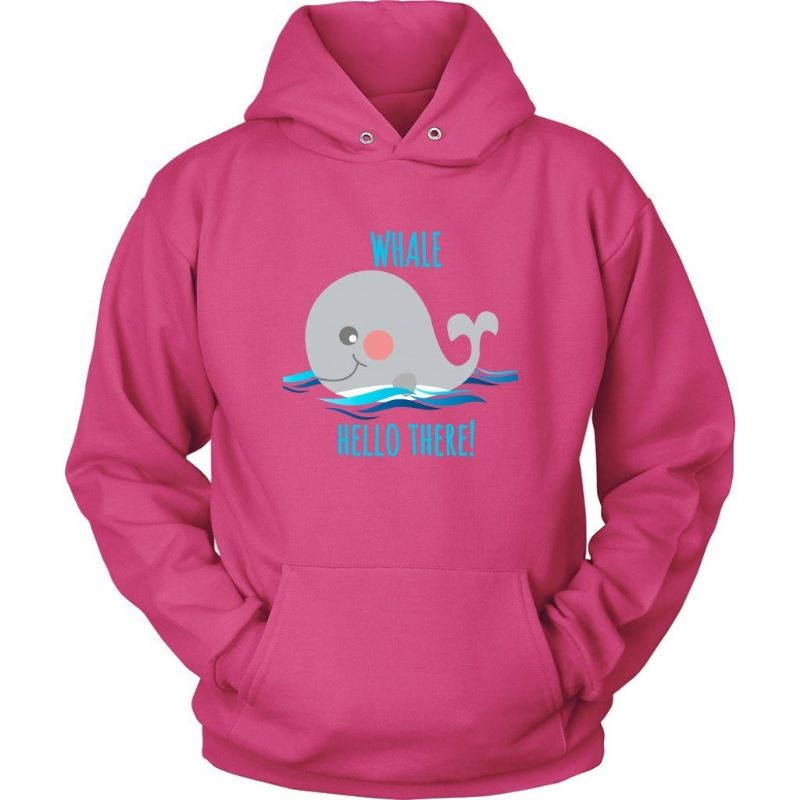 walvis hallo hoodie ontwerp