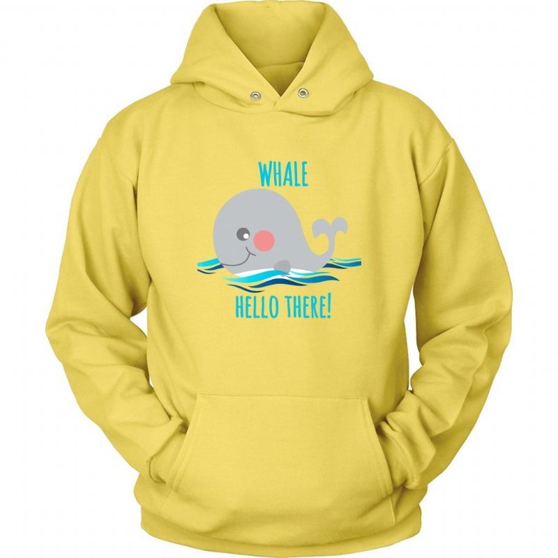 walvis hallo hoodie ontwerp