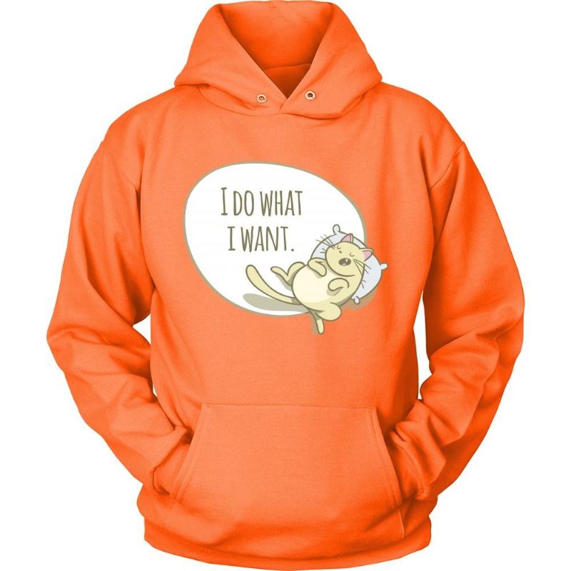 wat ik wil katten hoodie ontwerp