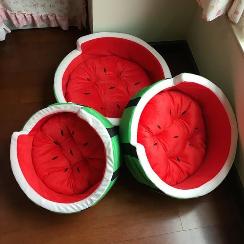 watermeloenvormig huisdierbed