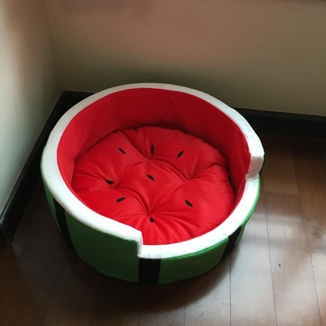 watermeloenvormig huisdierbed