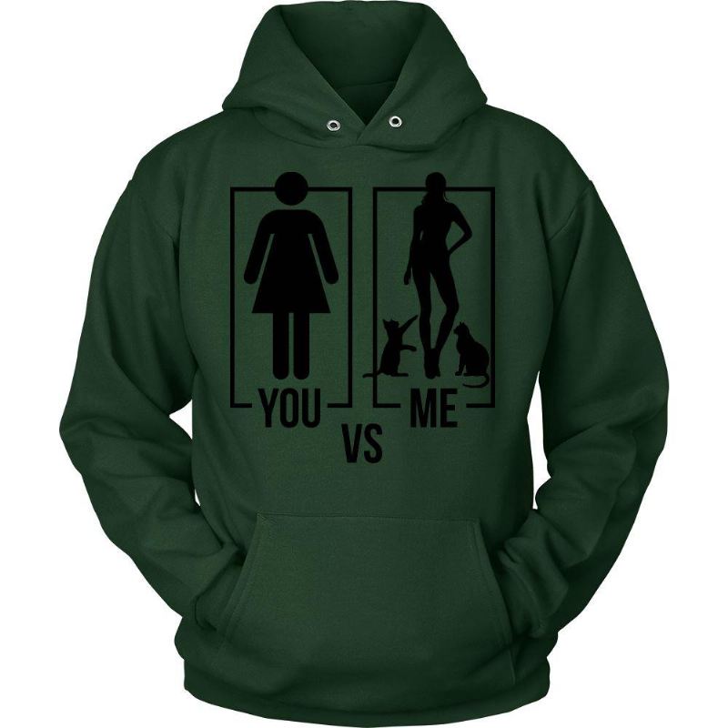 you vs me type hoodie jas ontwerp