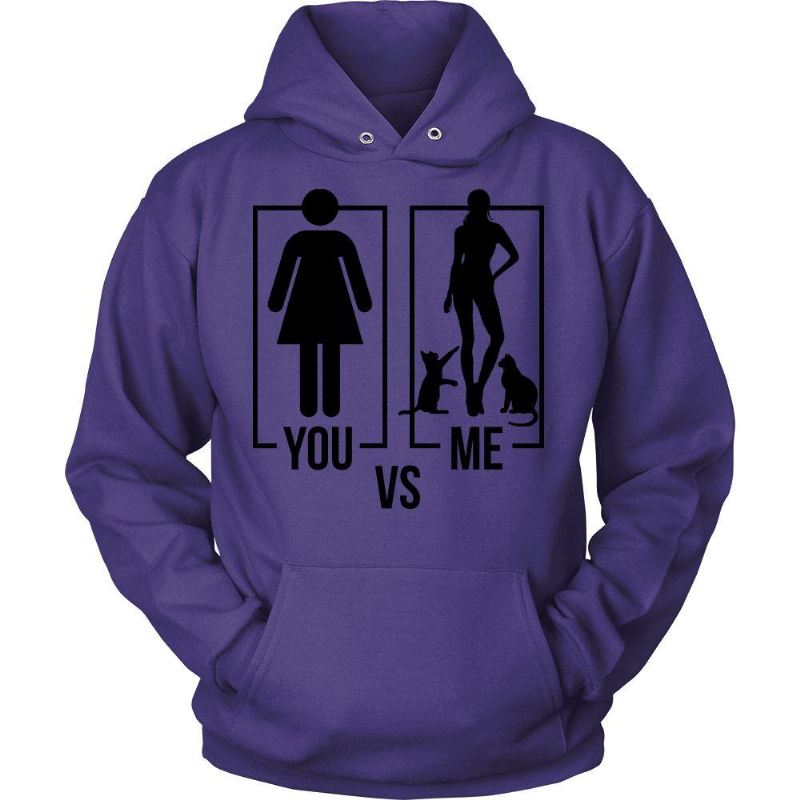 you vs me type hoodie jas ontwerp