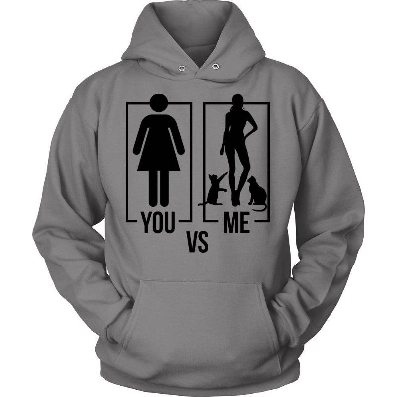 you vs me type hoodie jas ontwerp